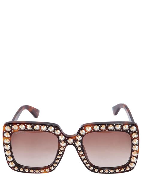 gucci embellished sunglasses|gucci sunglasses unisex.